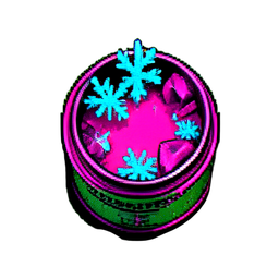 Snow Packed (Cyberpunk) — 256×256 pixel art sprite