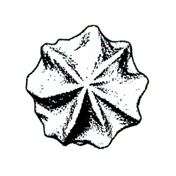 Tas de neige (1-bit) — sprite pixel art 256×256