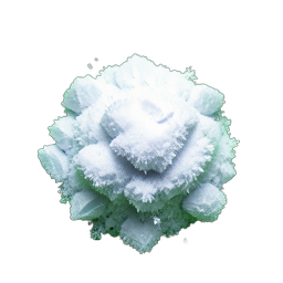 눈더미 (HD-2D) — 256×256 픽셀 아트 스프라이트