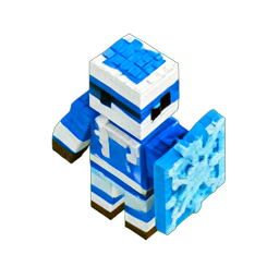Gardien de Neige (Voxel) — sprite pixel art 256×256