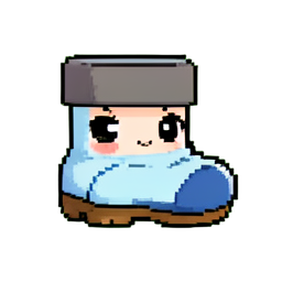 Wadensocken — 256×256 Pixel-Art-Sprite