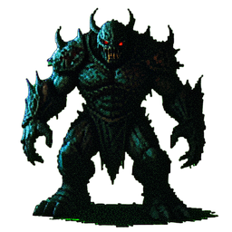 Seelenfresser-Dämon — 256×256 Pixel-Art-Sprite