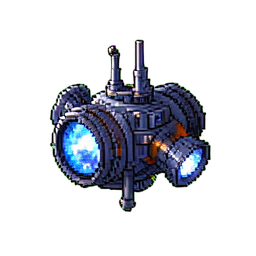 Space Station - 256x256 pixel art sprite