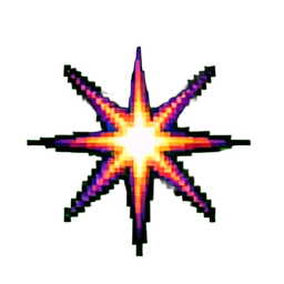火花 — 256×256 像素游戏素材
