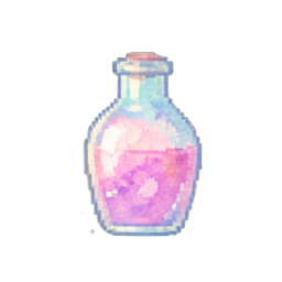 Glänzender Geschwindigkeitselixier — 256×256 Pixel-Art-Sprite