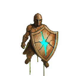 Spartan Warrior (Atmospheric) - 256x256 pixel art sprite