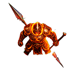 Spartan Warrior (VFX) - 256x256 pixel art sprite