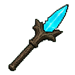 Spear (16-Bit) - 256x256 pixel art sprite