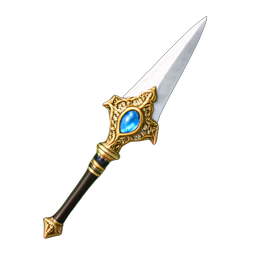 Spear (HD-2D) - 256x256 pixel art sprite