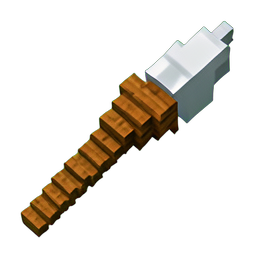 Lança (Voxel) — sprite pixel art 256×256
