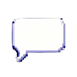 Speech Bubble - 256x256 pixel art sprite