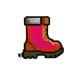Potenciador de Botas de Velocidad — sprite pixel art 256×256