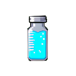 Poción de Velocidad (16-Bit) — sprite pixel art 256×256