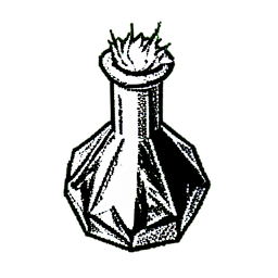 Speed Potion (1-Bit) - 256x256 pixel art sprite