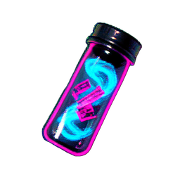 Poção de Velocidade (Cyberpunk) — sprite pixel art 256×256