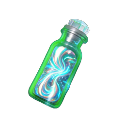 Potion de vitesse (HD-2D) — sprite pixel art 256×256