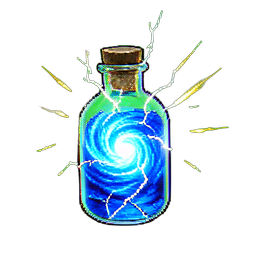 Speed Potion (VFX) - 256x256 pixel art sprite