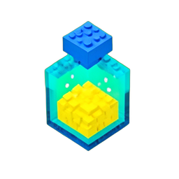 Speed Potion (Voxel) - 256x256 pixel art sprite