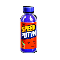 Speed Potion - 256x256 pixel art sprite