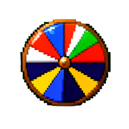 Spinning Wheel - 256x256 pixel art sprite