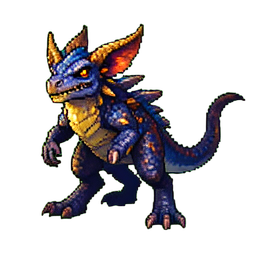 Montura de Raposa Espiritual — sprite pixel art 256×256