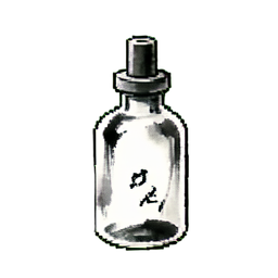 Botella de luz de espíritu — sprite pixel art 256×256