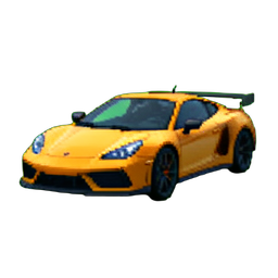 Carro esportivo — sprite pixel art 256×256
