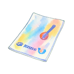 Toalha esportiva de microfibra — sprite pixel art 256×256