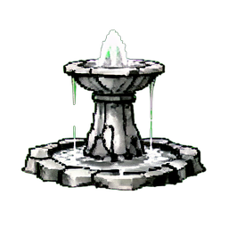 Frühlingsquelle — 256×256 Pixel-Art-Sprite