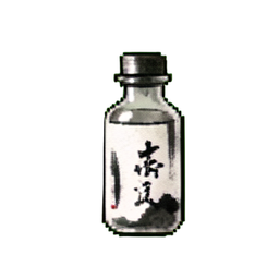 Frasco de néctar de sprite — sprite pixel art 256×256