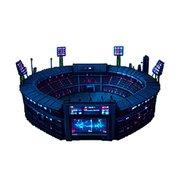 Stadium Arena — 256×256 pixel art sprite