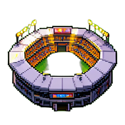 Stadion — 256×256 Pixel-Art-Sprite