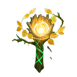 Staff Druid (HD-2D) - 256x256 pixel art sprite