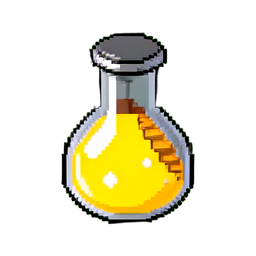 Stamina Potion (16-Bit) - 256x256 pixel art sprite