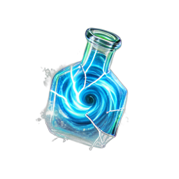 Poção de Stamina (VFX) — sprite pixel art 256×256