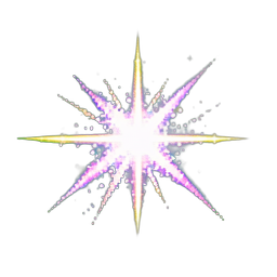Star Burst Twinkle — 256×256 pixel art sprite