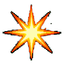 Star Burst - 256x256 pixel art sprite