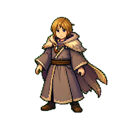 Parchemin du cartographe stellaire — sprite pixel art 256×256