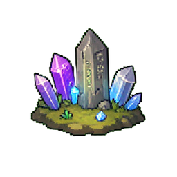 Parede do Mapa Estelar — sprite pixel art 256×256
