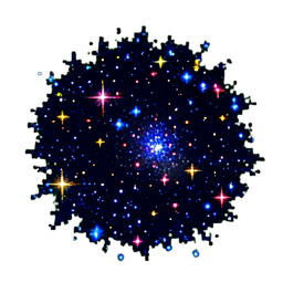 Star Field - 256x256 pixel art sprite