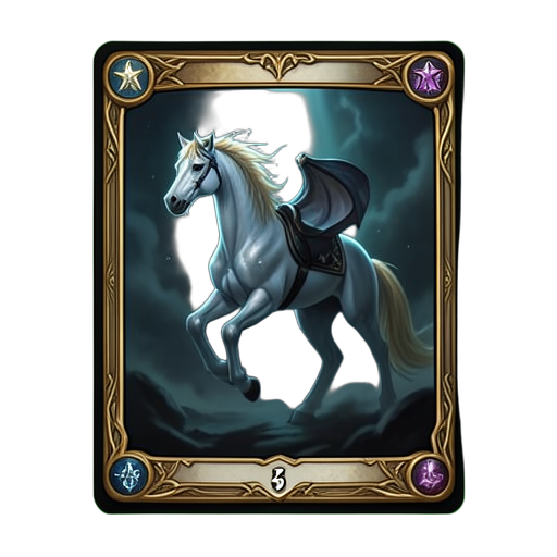 Pégase de la lumière stellaire — sprite pixel art 512×512