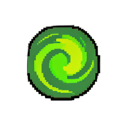 Status-Verwirrung Wirbel — 256×256 Pixel-Art-Sprite