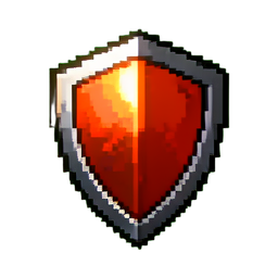 Status Icon Shield - 256x256 pixel art sprite