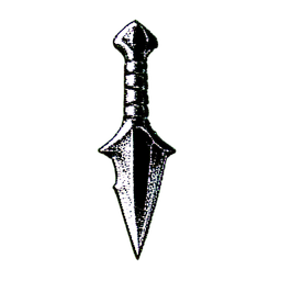 Stiletto (1-Bit) - 256x256 pixel art sprite