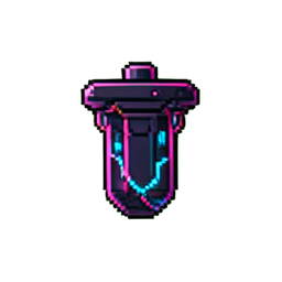 Stim Pack Injector — 256×256 pixel art sprite