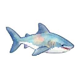 ステングレイ — 256×256 ピクセルアートスプライト