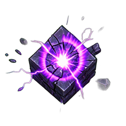 Stone Block (VFX) - 256x256 pixel art sprite