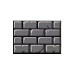 Carreau de pierre — sprite pixel art 256×256