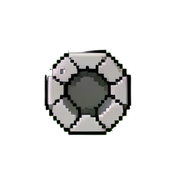 Pedra esculpida (Baixa resolução) — sprite pixel art 256×256
