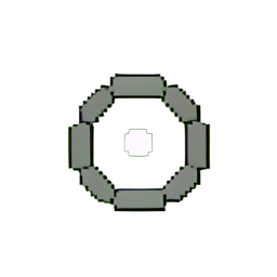 Steinkreis (Niedrig) — 256×256 Pixel-Art-Sprite